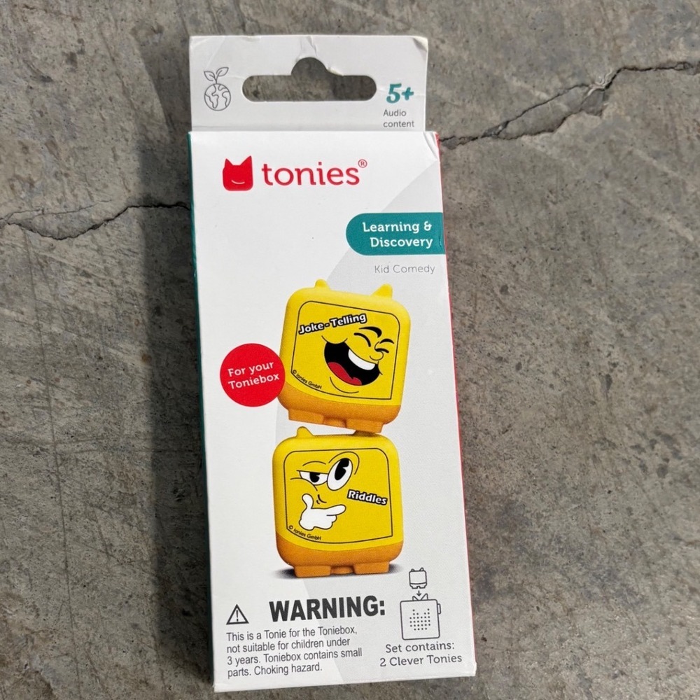 Tonies Kid Comedy 2-Pack Clever Tonies Joke-Telling and Riddles 11001846 NEW
